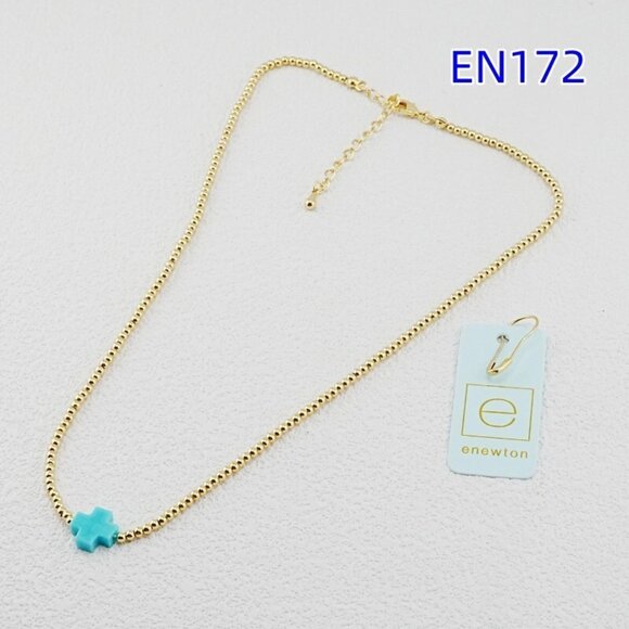 Enewton Cross Beaded Necklace